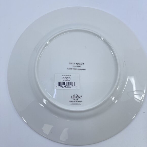 kate spade market street confetti pattern dinner plates set of 4 9 1/2" - Picture 4 of 5